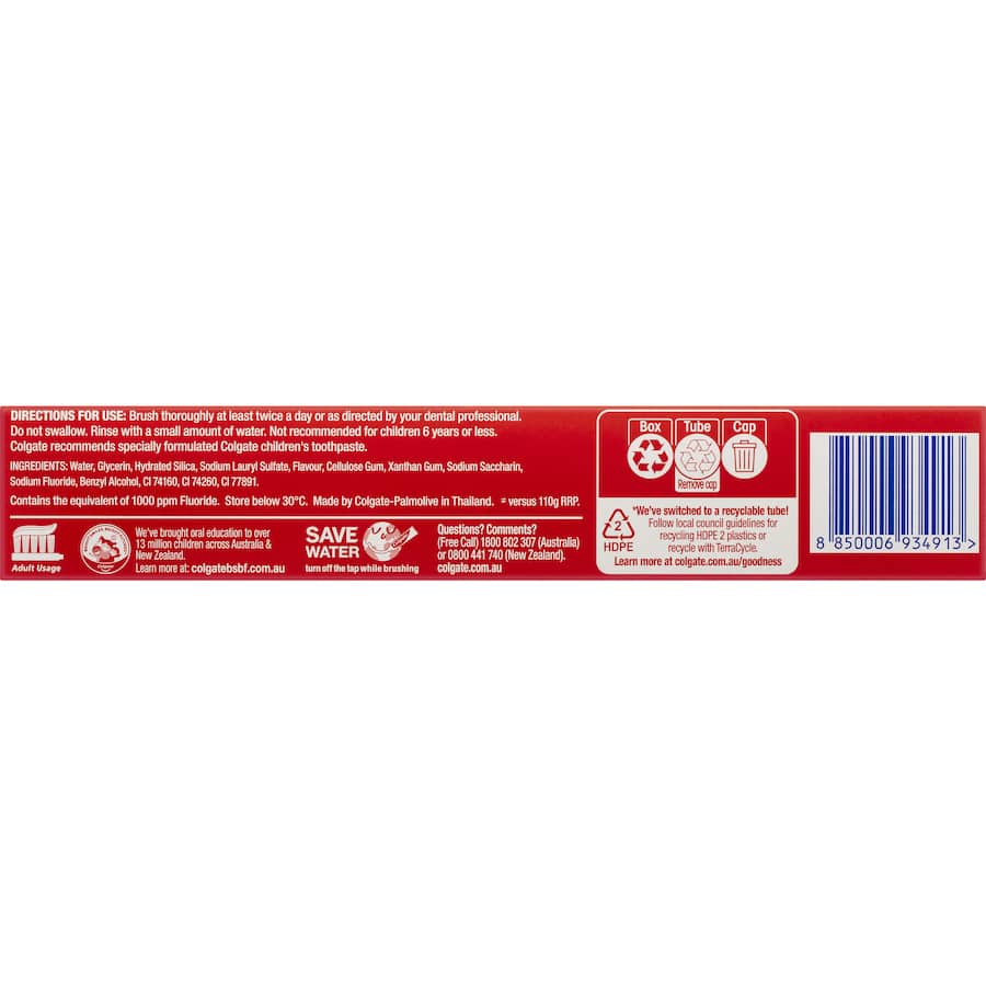 Colgate Triple Action Toothpaste Original Mint: Value pack with cavity protection, whitening, and refreshing mint flavor.