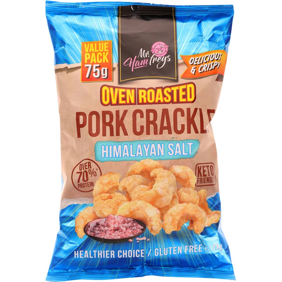 Mr Hamfreys Pork Crackle Himalayan Salt 75g