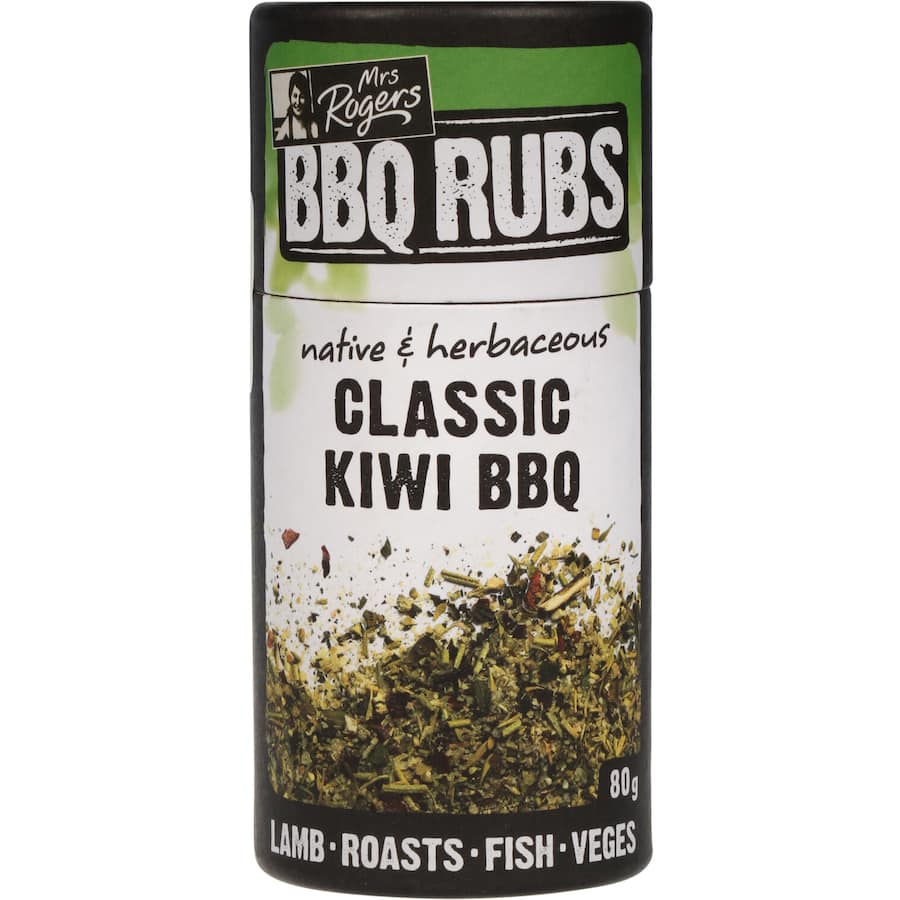 Mrs Rogers Bbq Rub Classic Kiwi Shaker 80g