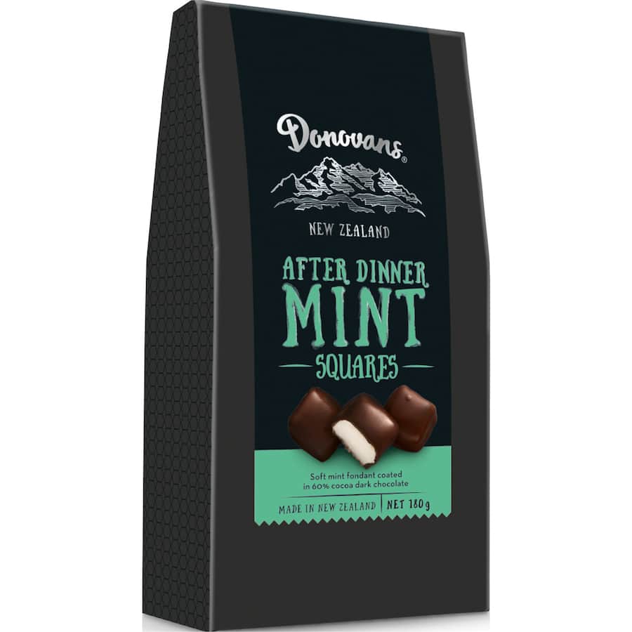 Donovans Chocolate Box After Dinner Mint Squares 180g