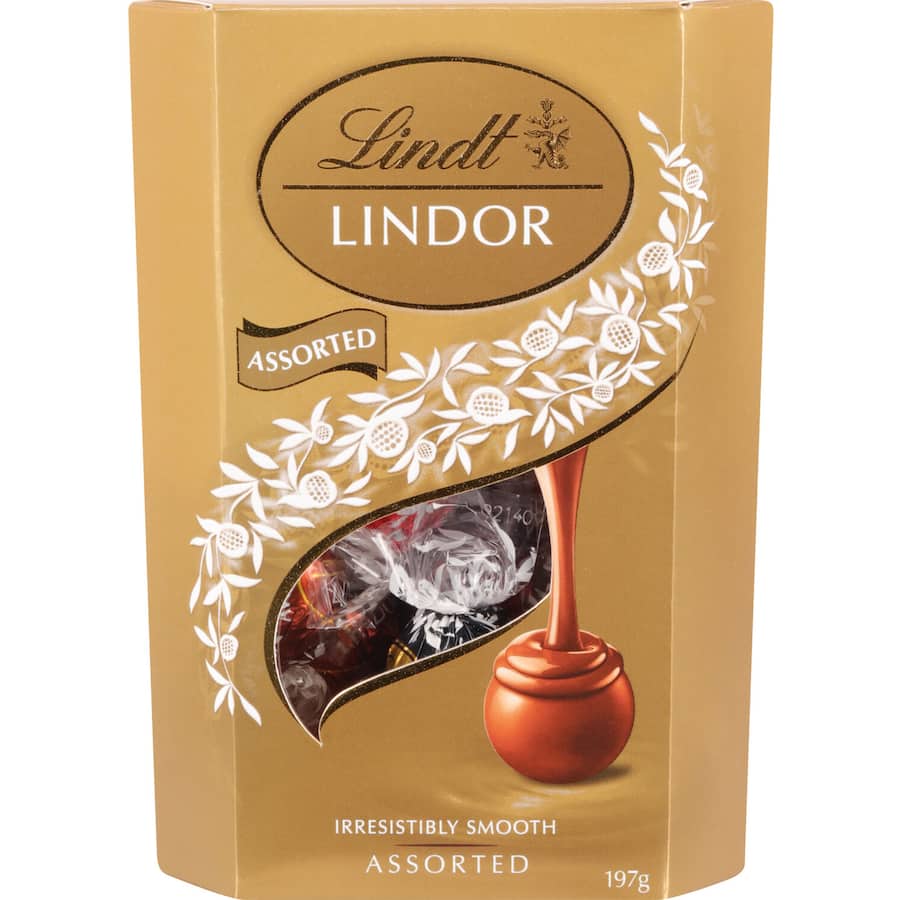 Lindt Lindor Chocolate Box Assorted Collection 197g