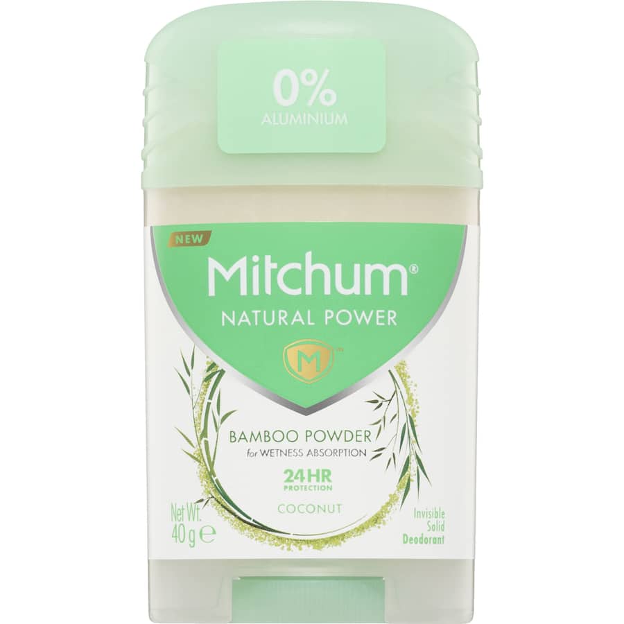 Mitchum Natural Power Deodorant Coconut 40g