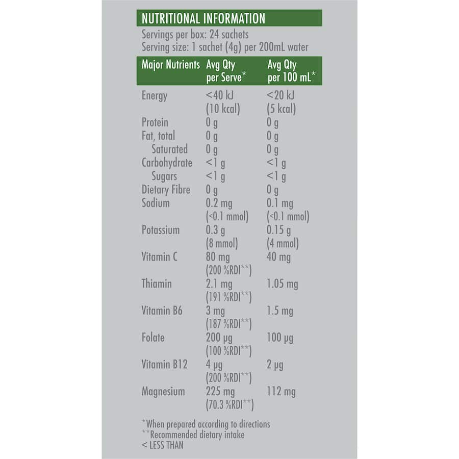 Berocca Sport B Vitamins & Electrolytes Orange Sachets 24pack