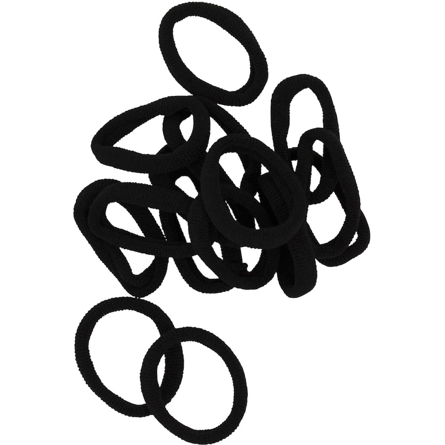 Dash Ponytailers Soft Black 3.0 15pack