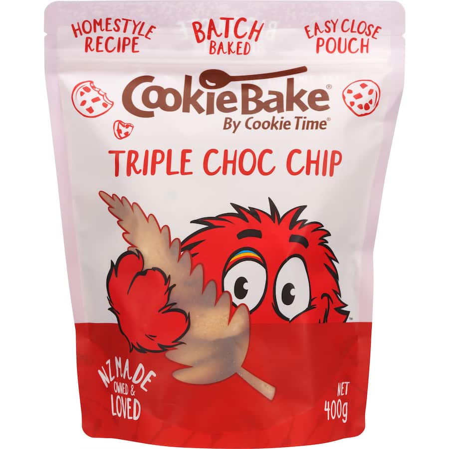 Cookie Bake By Cookie Time Cookies Triple Choc Chip 400g