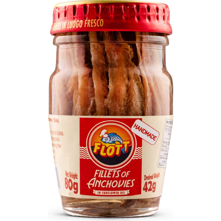 Flott Anchovies Fillets Jar 80g