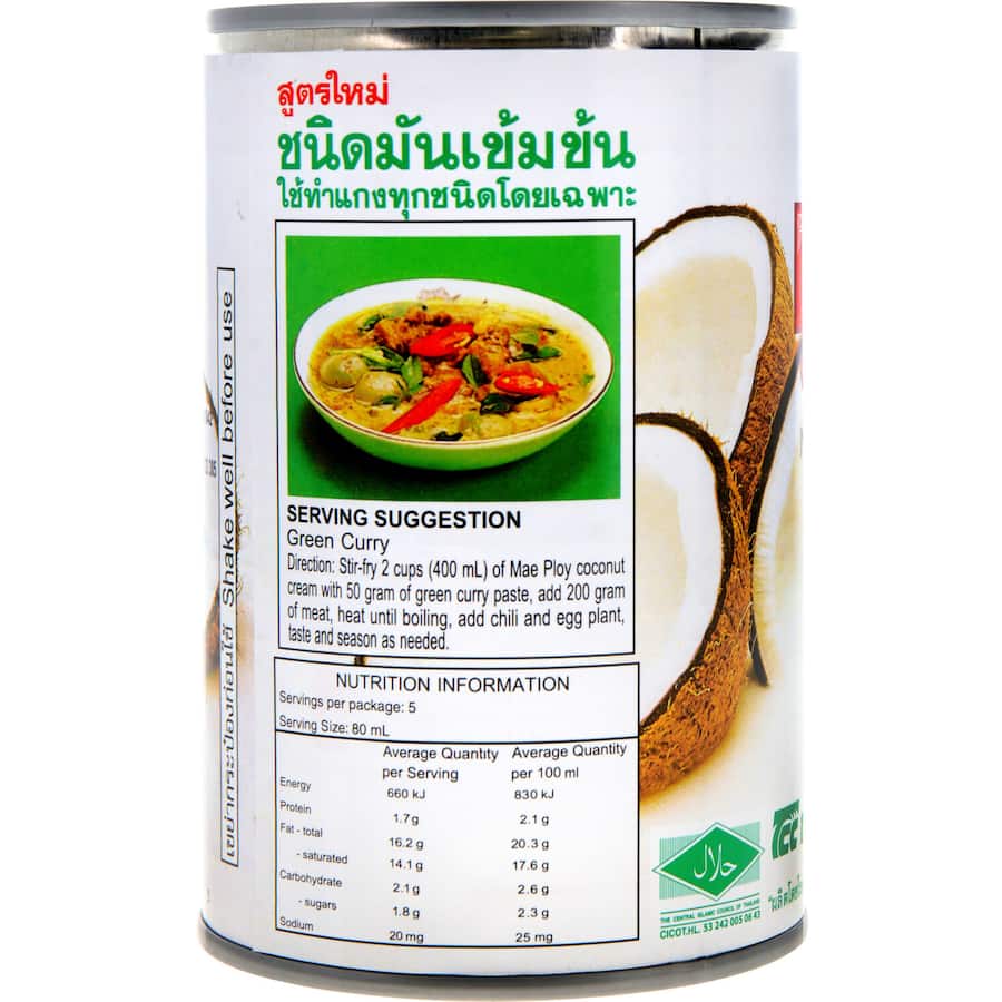 Mae Ploy Coconut Cream Can 400mL