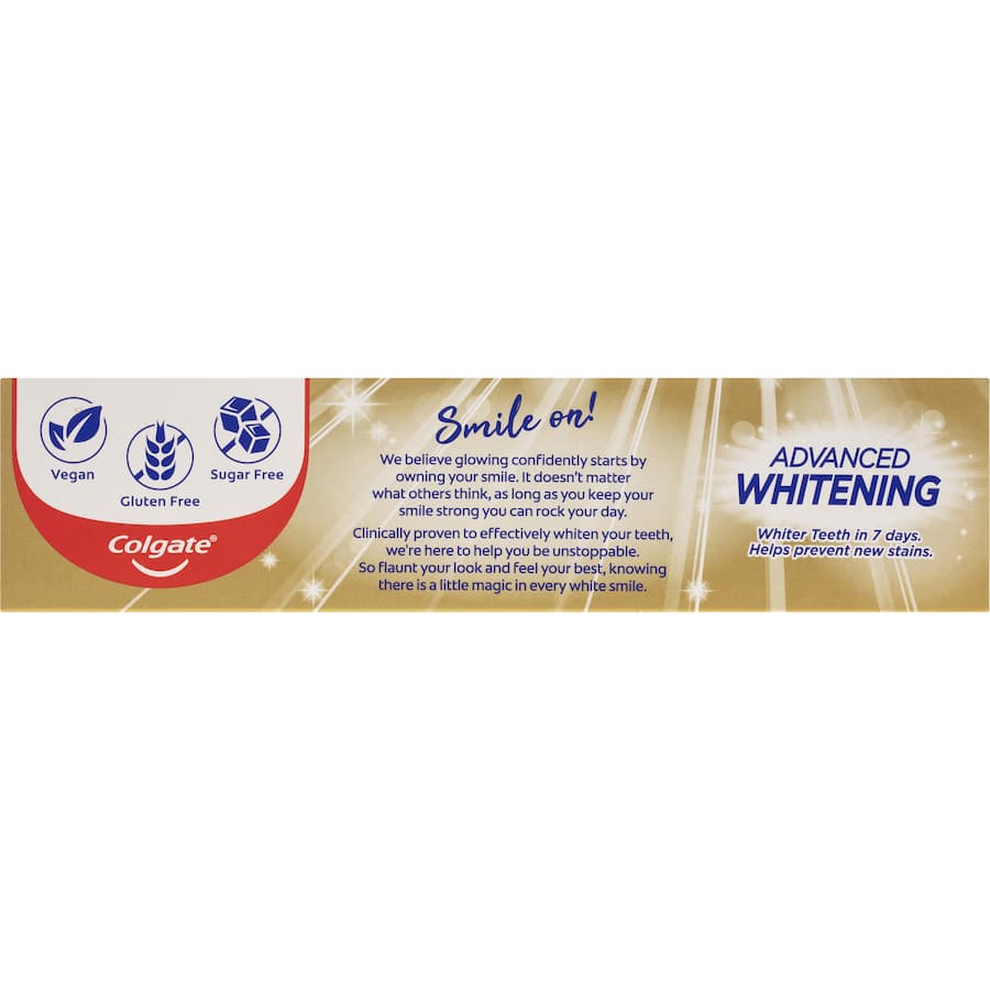 Colgate Advanced Whitening Toothpaste Tartar Control Value Pack offers stain removal and tartar prevention for a radiant, healthy smile.
