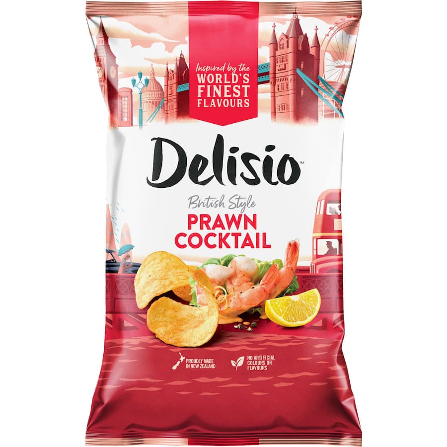 Delisio Chips Prawn Cocktail 130g