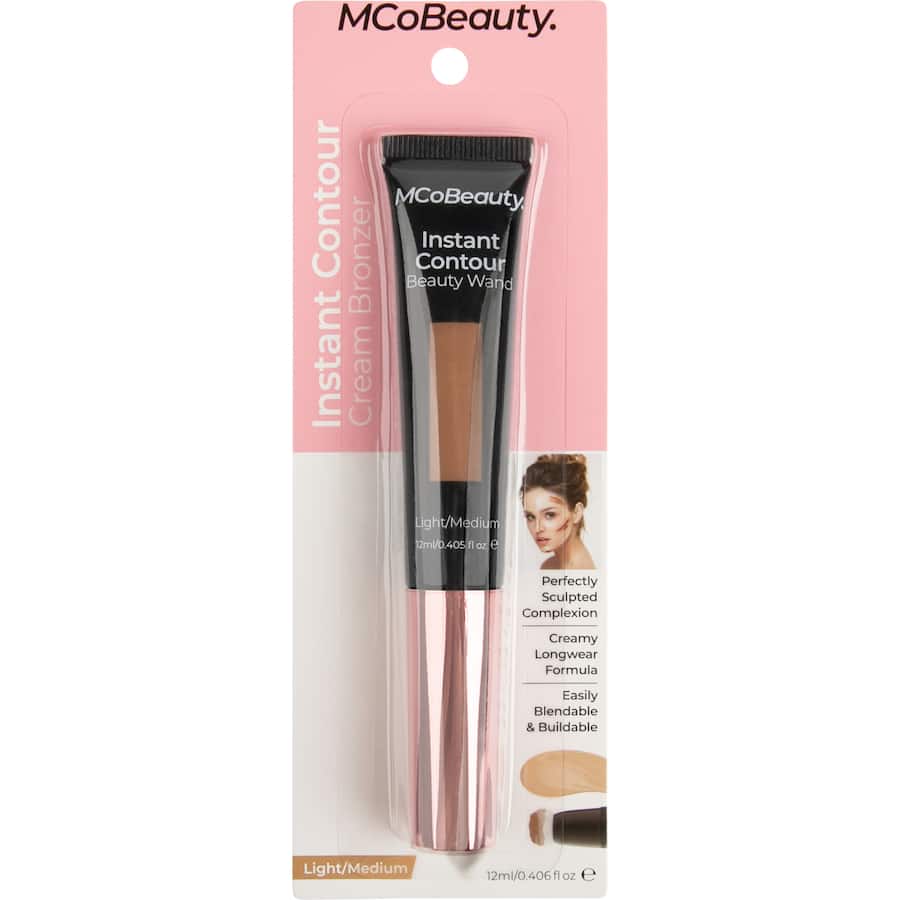 Mcobeauty Bronzer Instant Contour Cream Light/medium 12mL