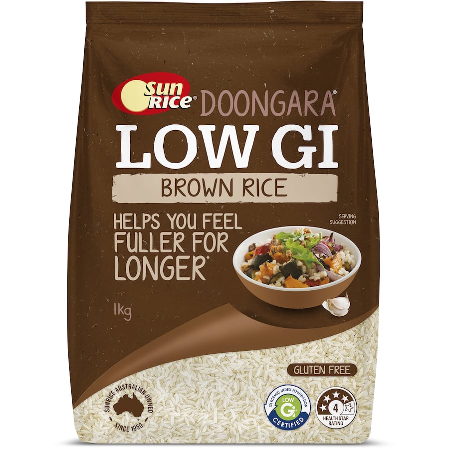 Sunrice Low Gi Brown Rice 1kg