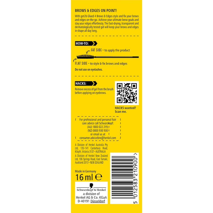 Got2b 2 In 1 Gel Glued Brows & Edges 16mL