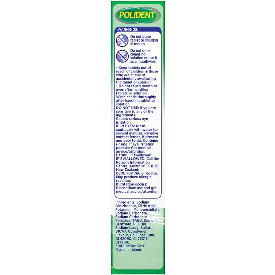 Polident 3 Minute Daily Cleanser For Dentures And Partials Tablets 36pack