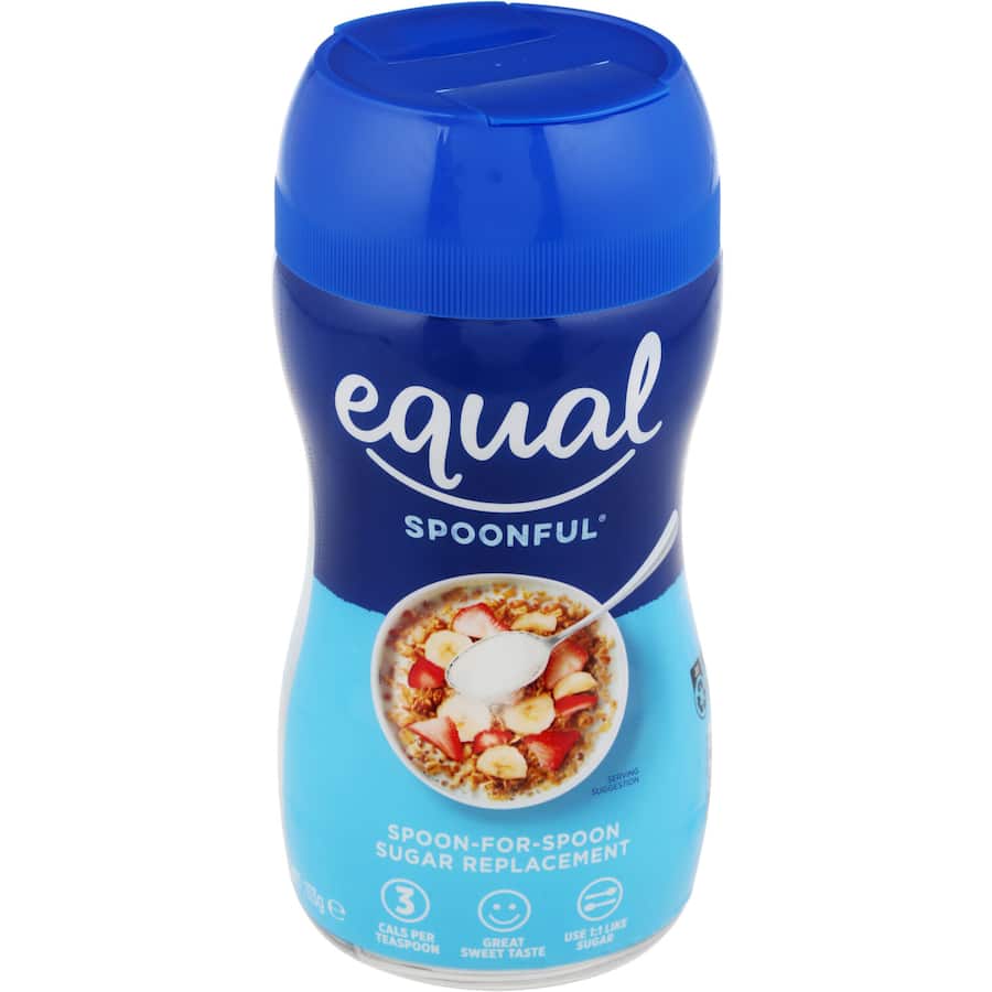 Equal Spoonful Sugar Substitute Low Calorie Sweetener 113g