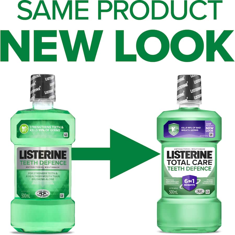 Listerine Mouth Rinse Teeth Defense 500mL
