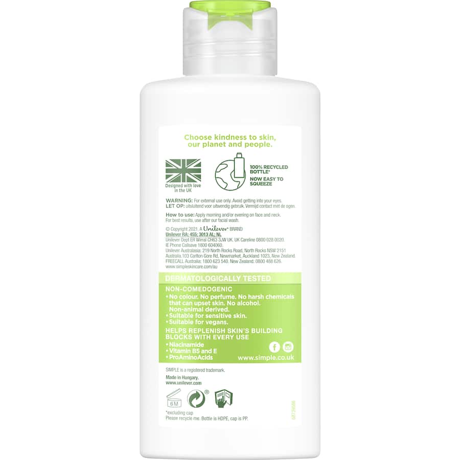 Simple Day Cream Light Hydrating 125mL