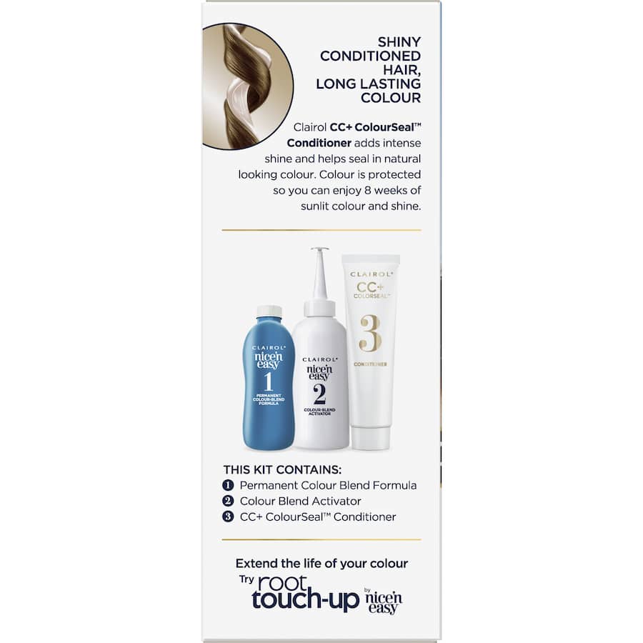 Clairol Nice N Easy Hair Colour Light Ash Brown 6a 1pack