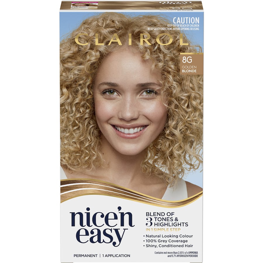Clairol Nice N Easy Hair Colour Golden Blonde 8g 1pack