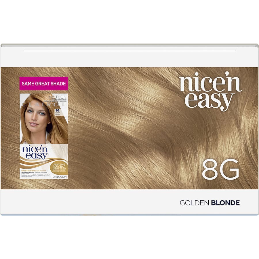 Clairol Nice N Easy Hair Colour Golden Blonde 8g 1pack