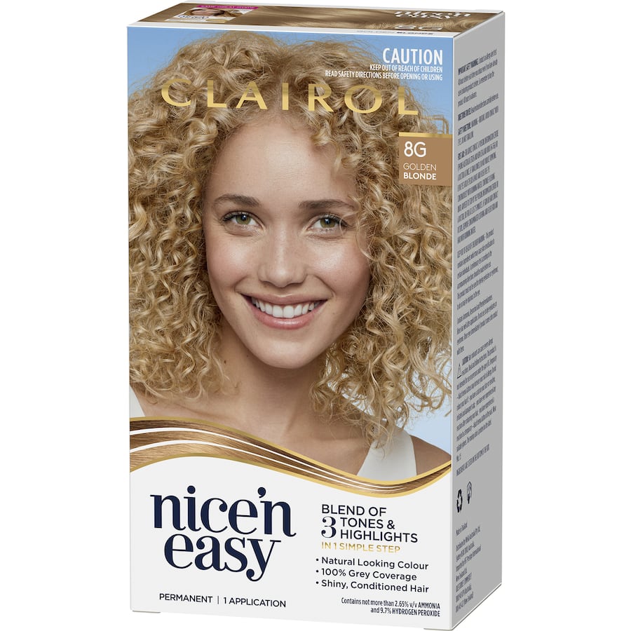 Clairol Nice N Easy Hair Colour Golden Blonde 8g 1pack