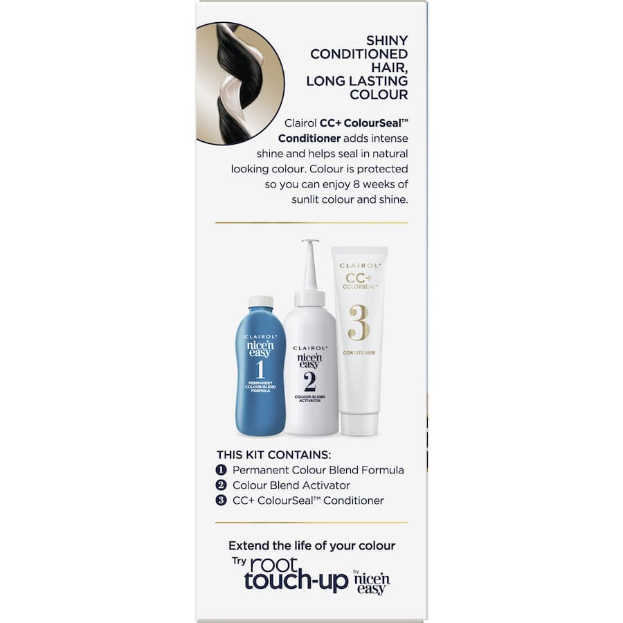 Clairol Nice N Easy Hair Colour Black 2 1pack