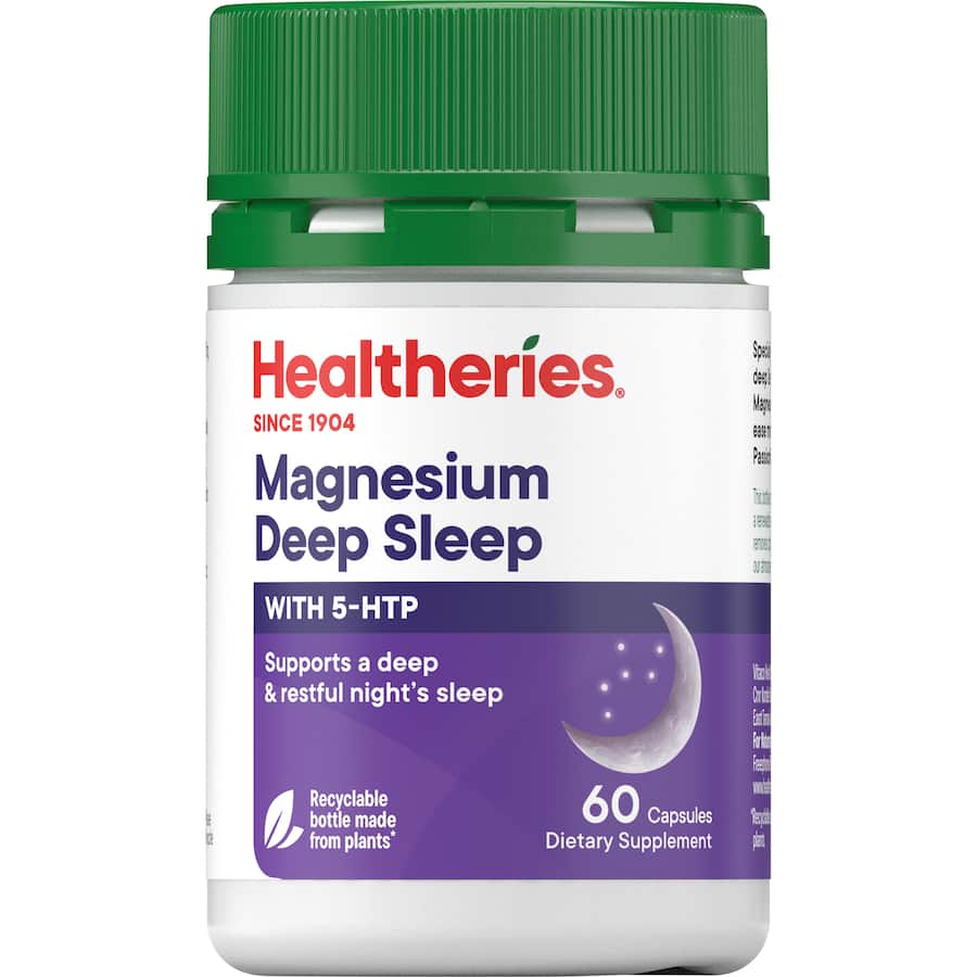Healtheries Magnesium Deep Sleep Capsules 60pack