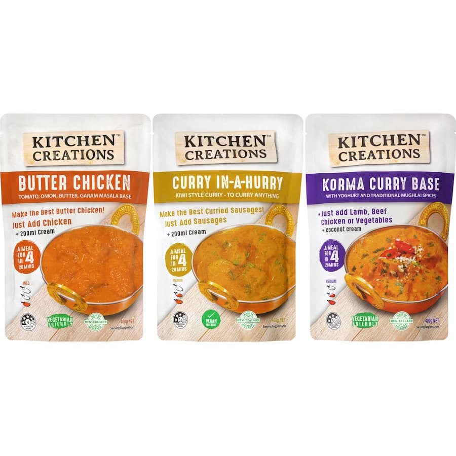 Kitchen Creations Recipe Base Butter Chicken Pouch 400g