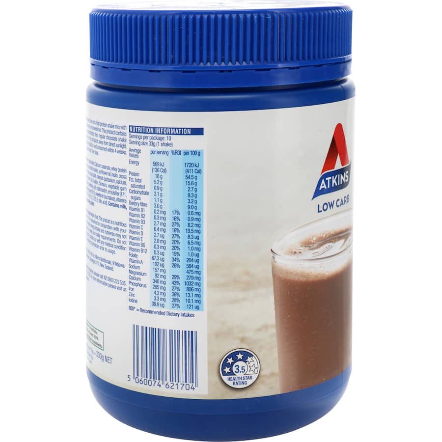 Atkins Advantage Nutrition Shake Chocolate 330g