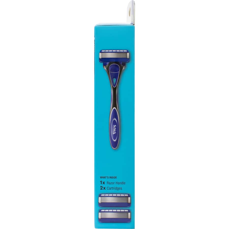 Schick Hydro 5 Base Kit with five smooth blades, ergonomic handle, and hydration technology for a comfortable shave.
