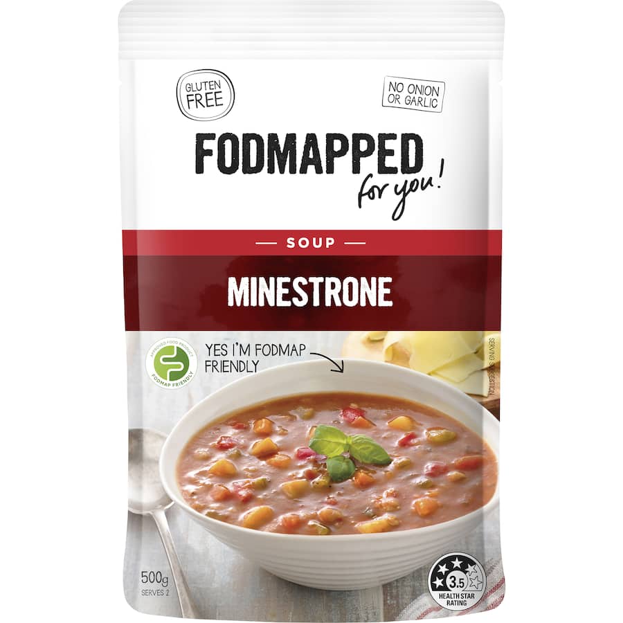Fodmapped Soup Minestrone Gluten Free Pouch