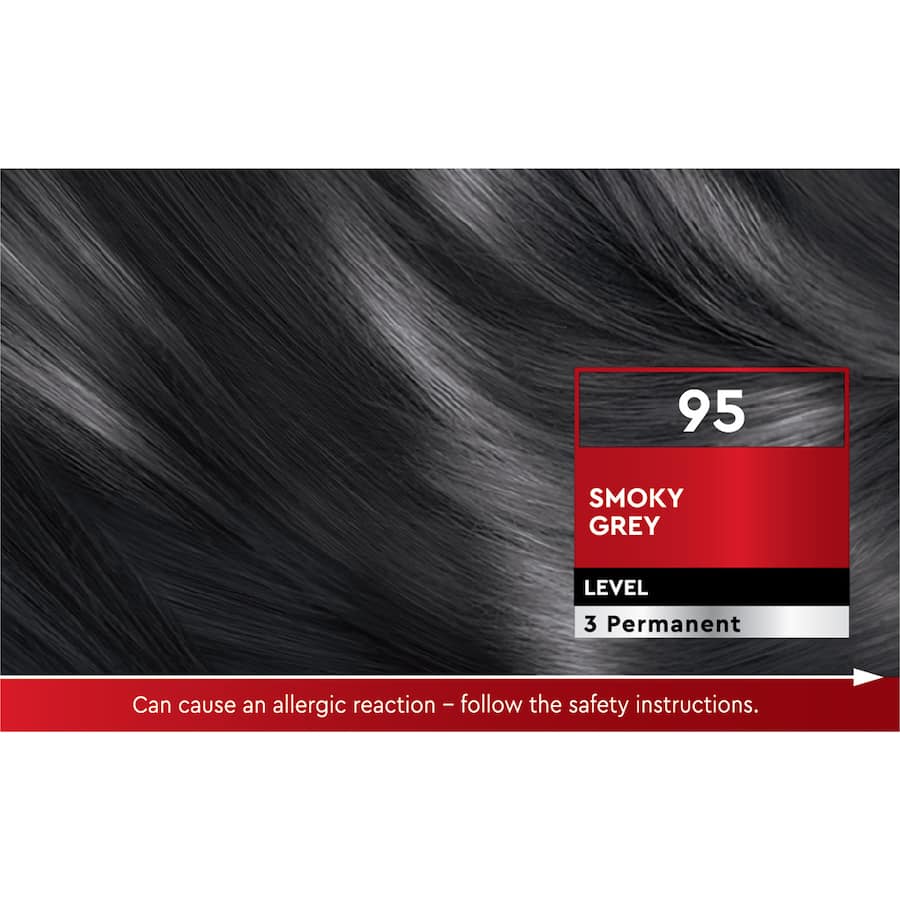 Schwarzkopf Brilliance Permanent Hair Colour 95 Smoky Grey Hair