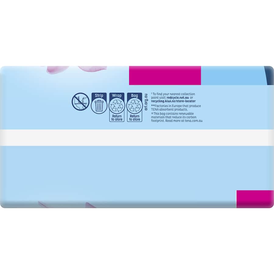 TENA Pads Extra Standard Length provide discreet, secure protection for women with medium bladder weakness, ensuring all-day dryness.