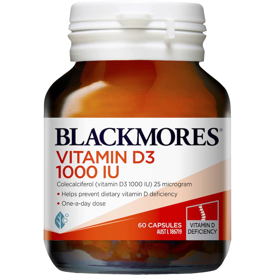 Blackmores Vitamin D3 1000 Iu Capsules 60pack