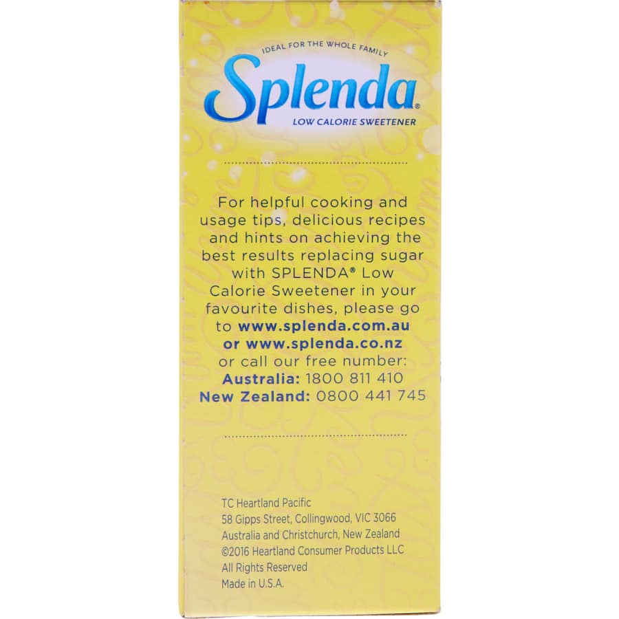 A convenient zero-calorie sugar substitute for sweetening drinks, cereals, and recipes, ideal for health-conscious consumers.