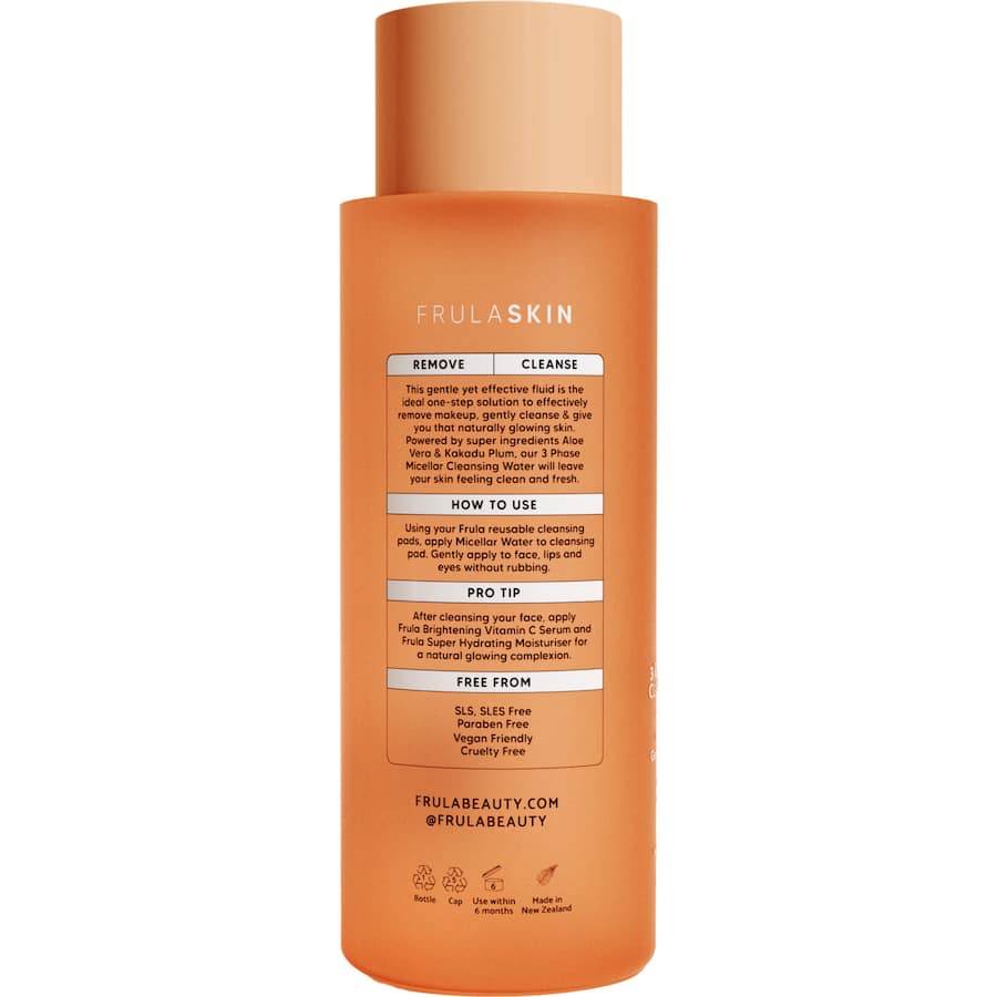 Frula Face Cleansing 3 Phase Micellar Water 400mL