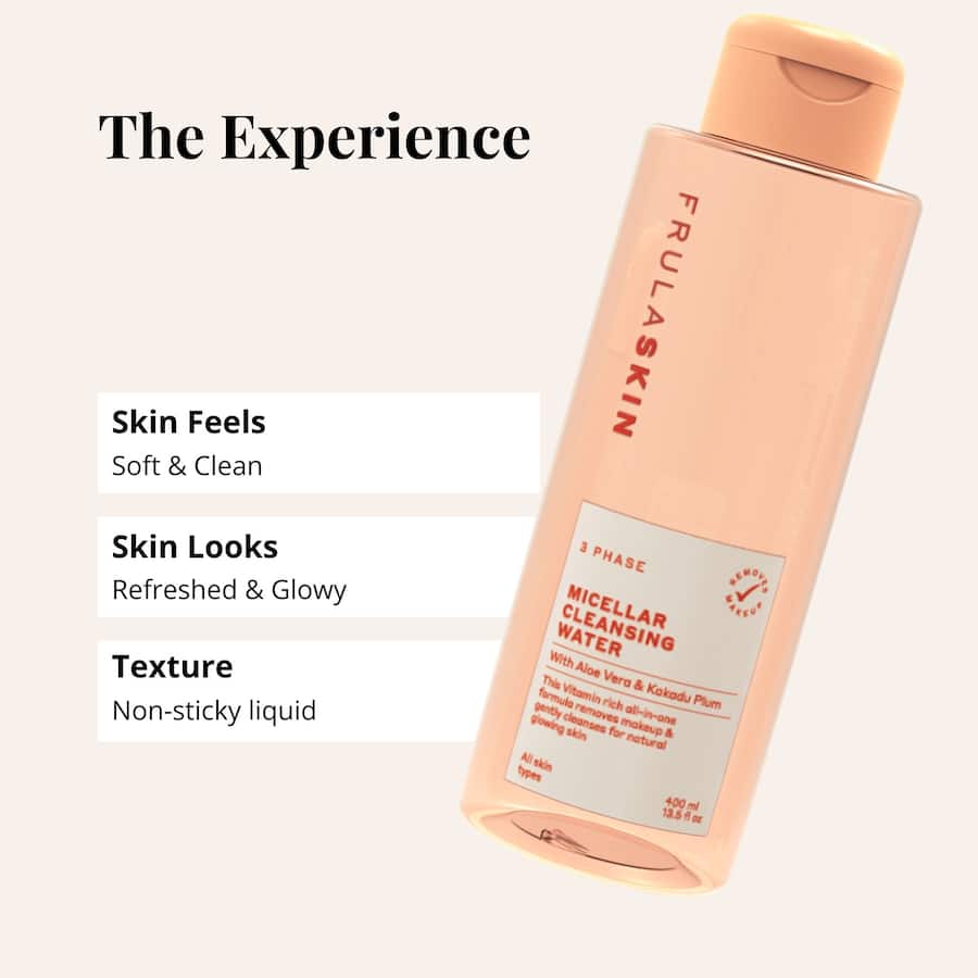 Frula Face Cleansing 3 Phase Micellar Water 400mL