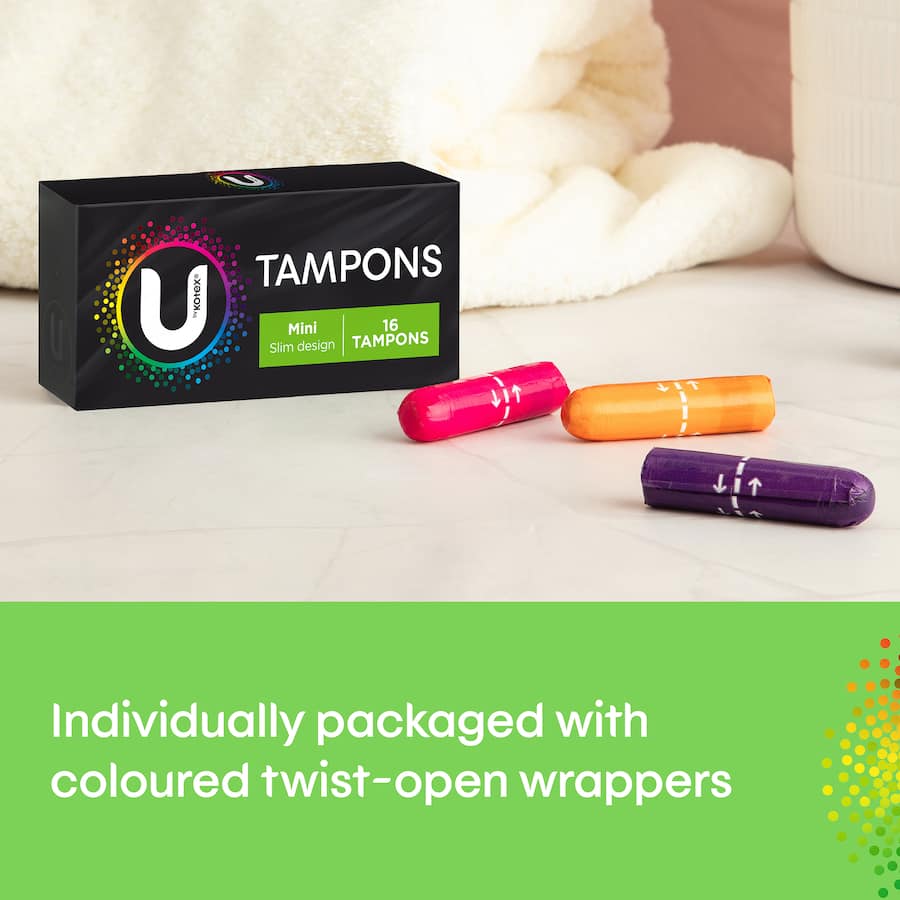 U By Kotex Tampons Mini 16pack