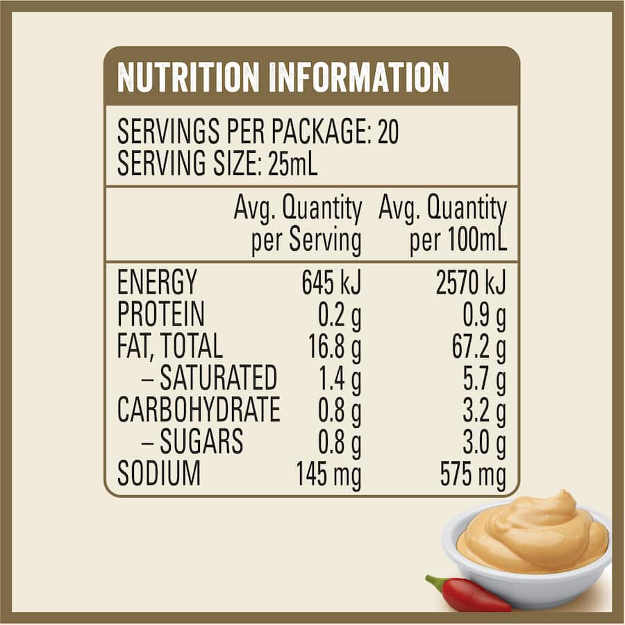 Heinz Seriously Good Mayonnaise Spicy Peri Peri Squeeze bottle 500mL
