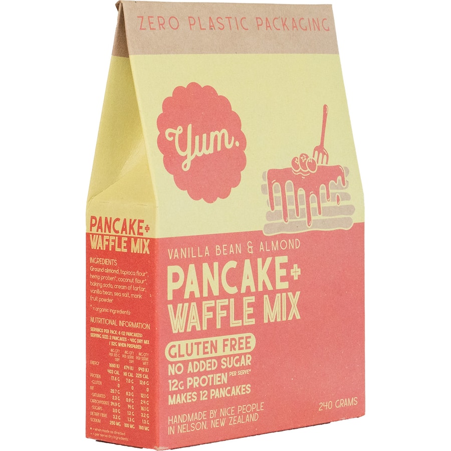 Yum Pancake Mix Vanilla Bean & Almond 240g
