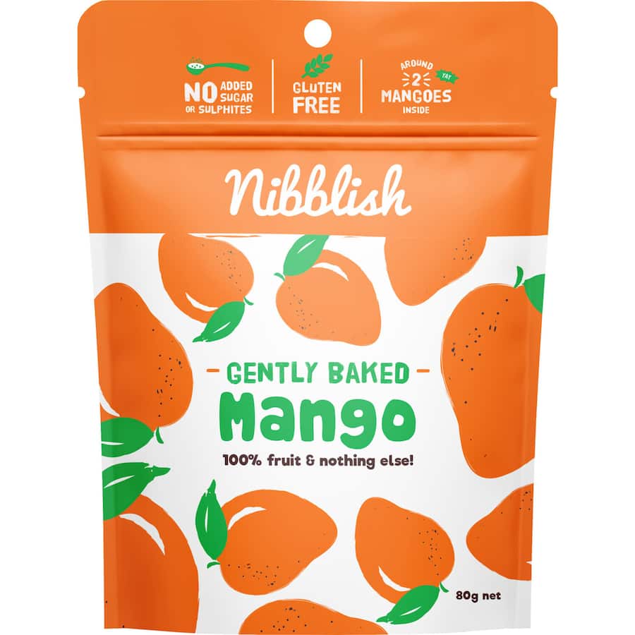 Nibblish Mango Gently Baked 80g