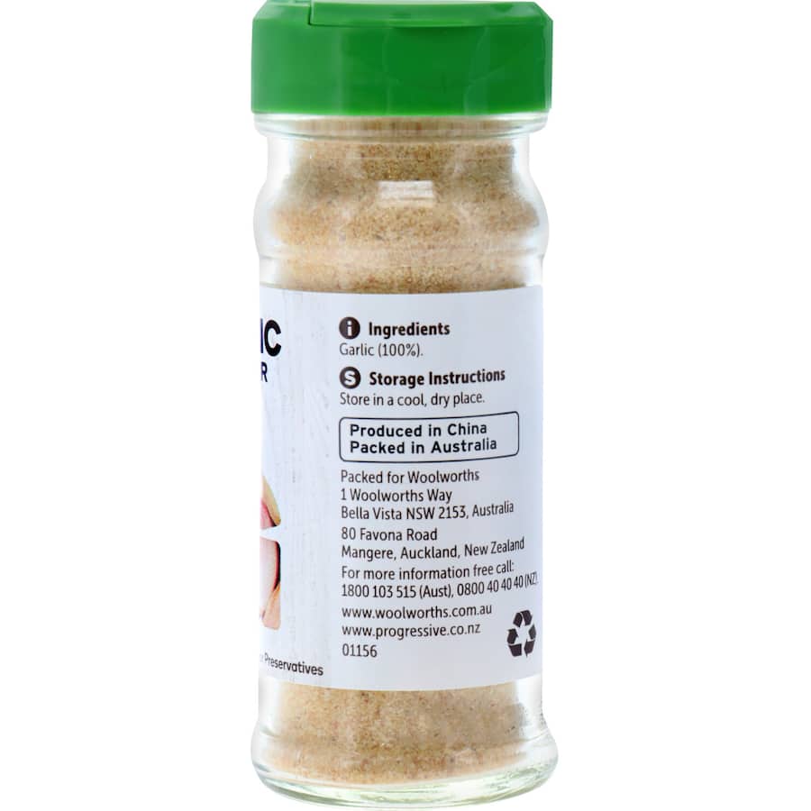 Woolworths Garlic Powder Shaker 50g
