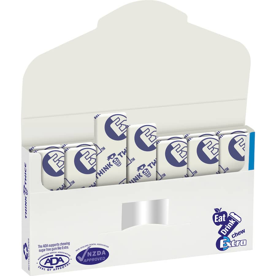 Wrigleys Extra Chewing Gum Peppermint 14 Pieces Envelope 27g