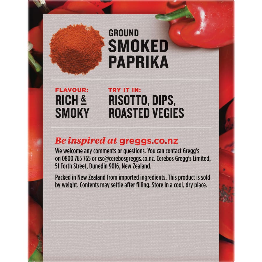 Gregg's Paprika Smoked Ground Box 30g