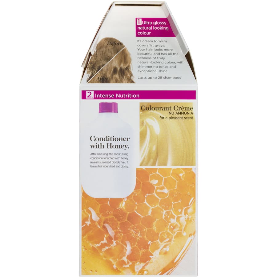 L'oreal Paris Casting Hair Colour Crème Gloss in Dark Blonde 700, a nourishing ammonia-free dye for vibrant, glossy hair.