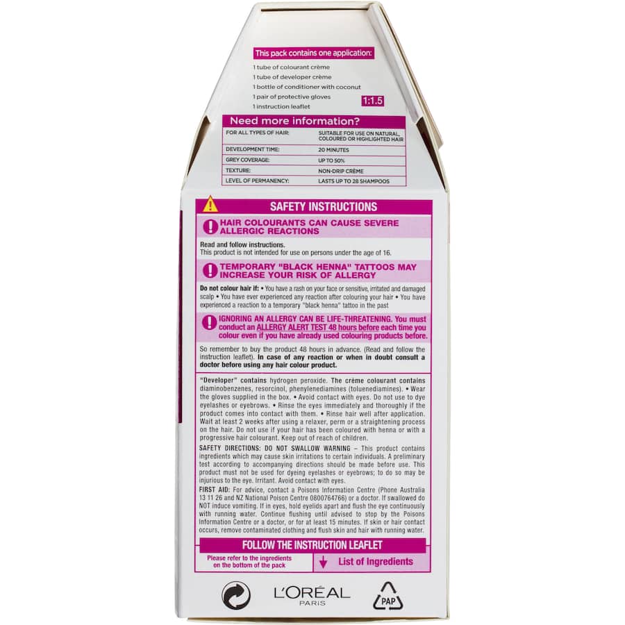 L'oreal Paris Casting Hair Colour Creme Gloss Ebony Black 200 1pack