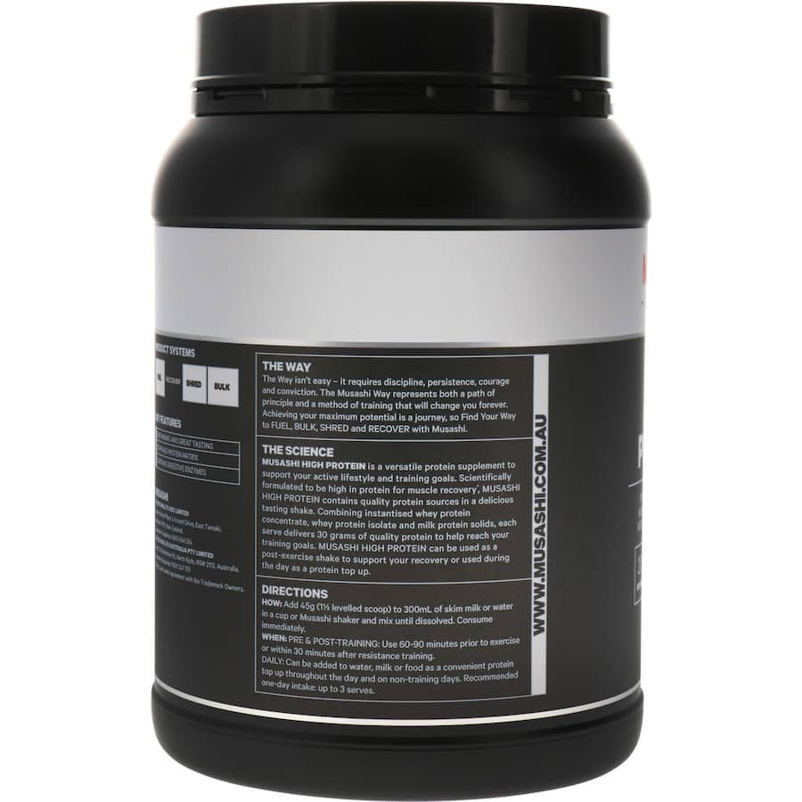 Musashi P30 Protein Powder Chocolate 900g