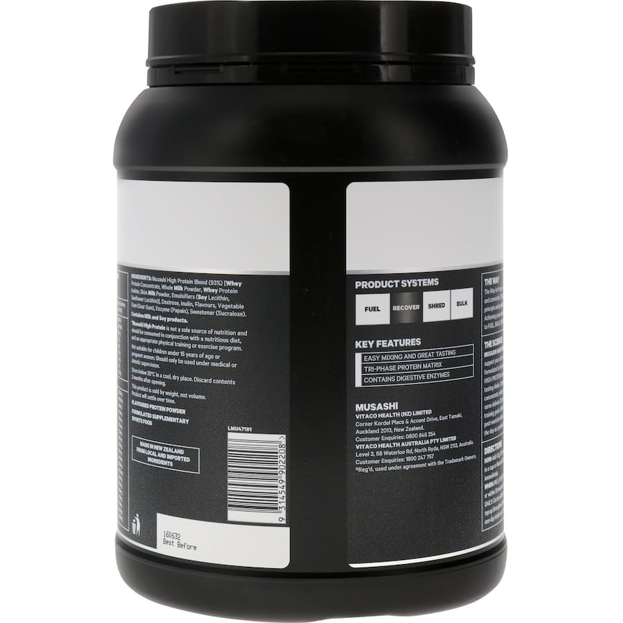 Musashi P30 Protein Powder Vanilla 900g