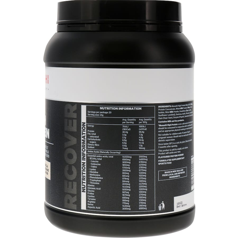 Musashi P30 Protein Powder Vanilla 900g