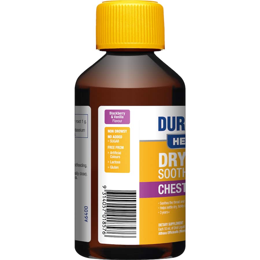 Duro-tuss Herbals Dry Soothing Chest Support Liquid 200mL