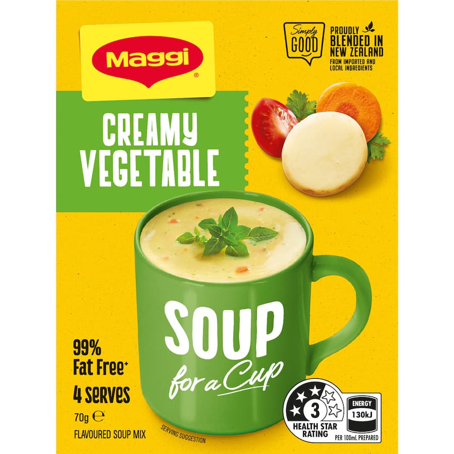 Maggi Soup For A Cup Instant Soup Creamy Vegetable 70g 4pack
